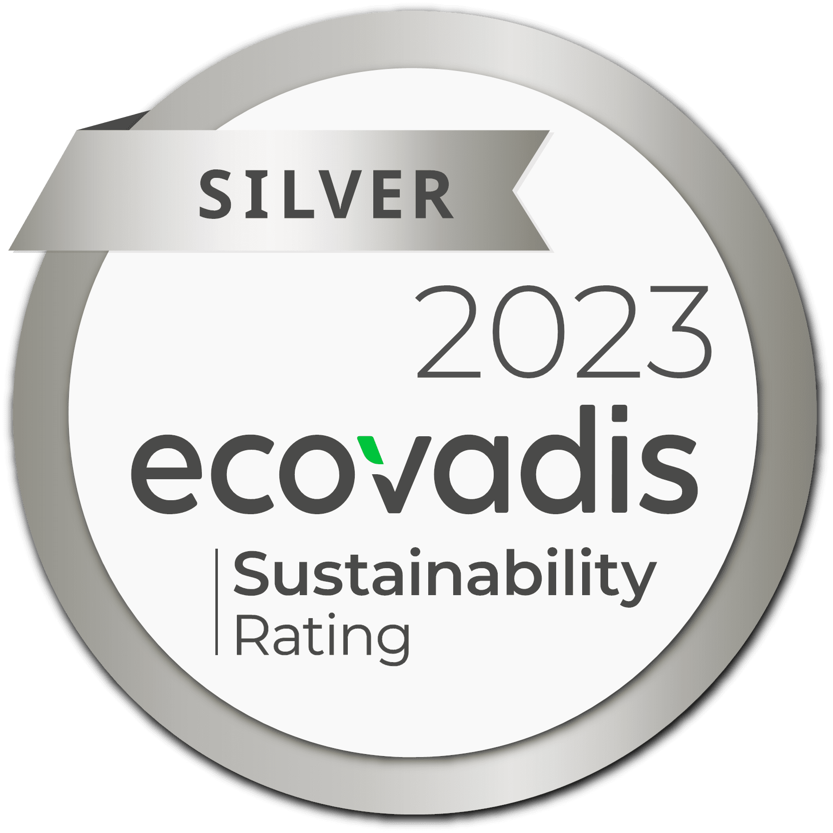 EcoVadis Sustainability Rating 2023 - Silver